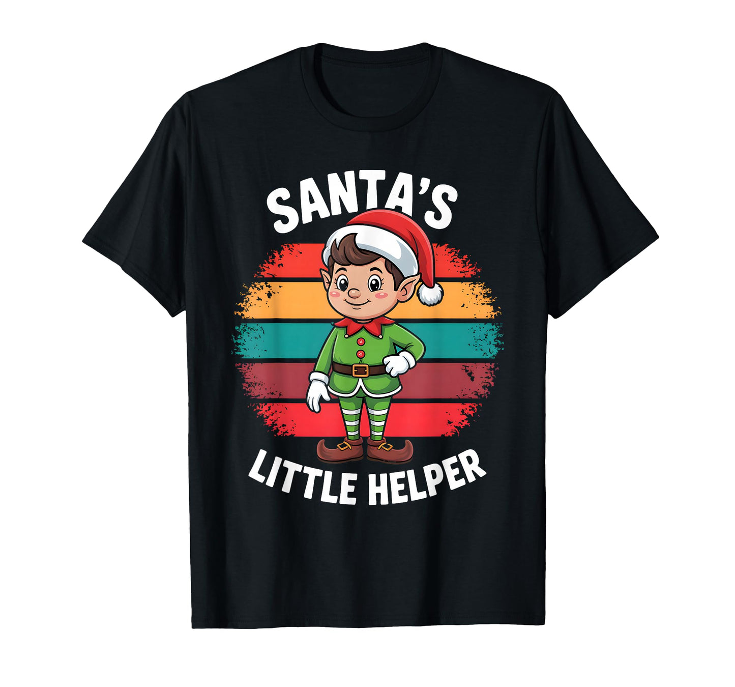 Funny Father Christmas Xmas Elf Party Costume T-Shirt