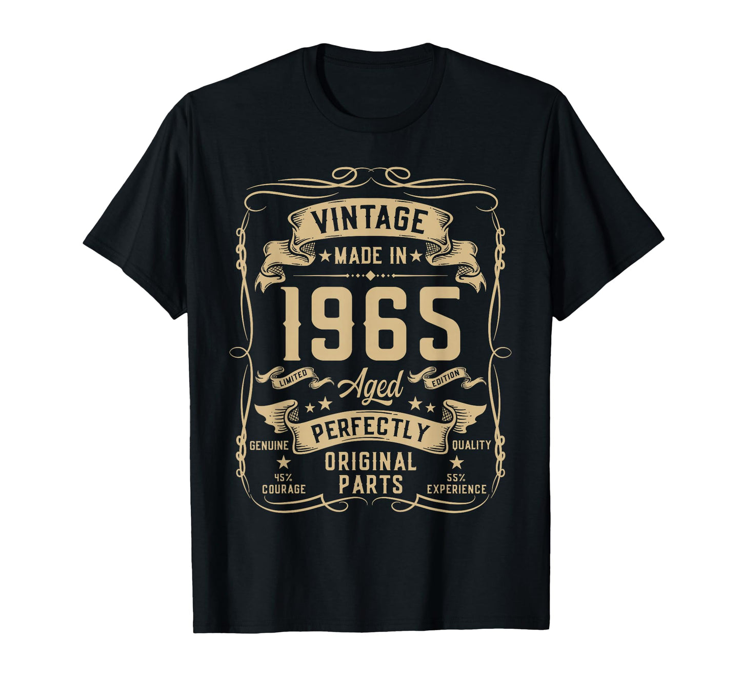 Vintage 1965 60yr 60th Birthday Gifts for Men 60 Years Old T-Shirt