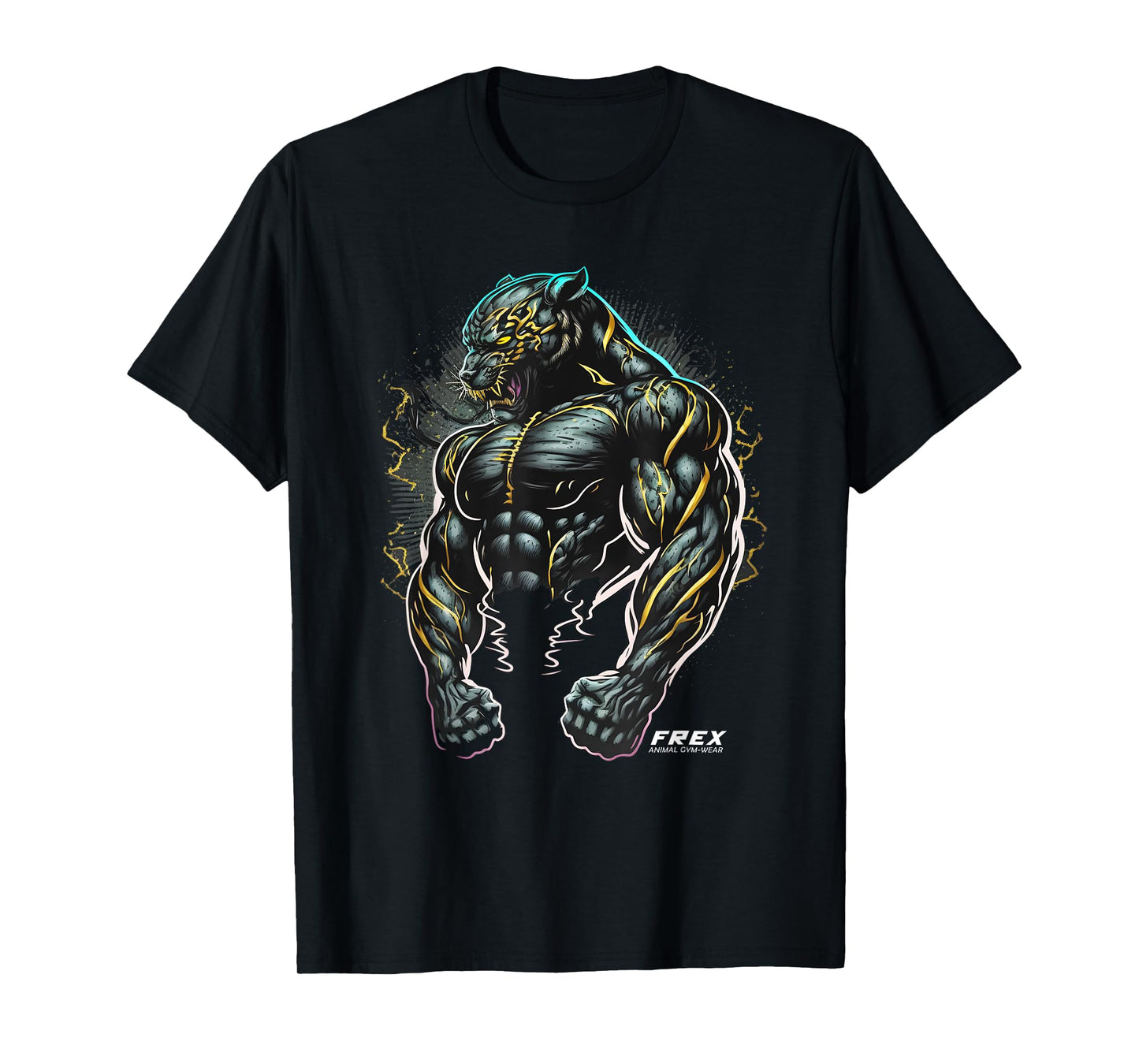 Panther Bodybuilding Fitness Gym Wear T-Shirt