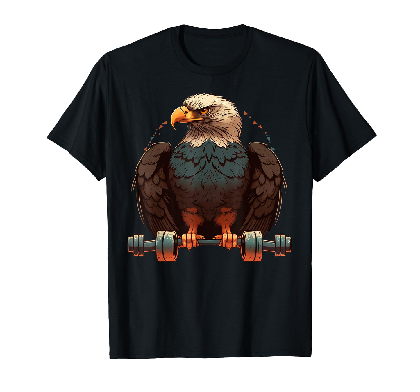Eagle Weightlifting Funny Fitness Gym Eagle T-Shirt