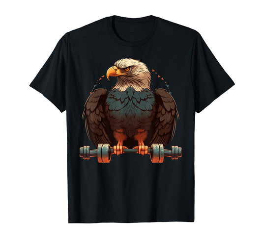 Eagle Weightlifting Funny Fitness Gym Eagle T-Shirt