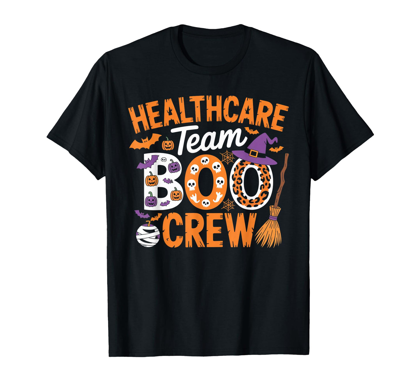 Healthcare Team Boo Crew Halloween Group Outfit for Staff T-Shirt