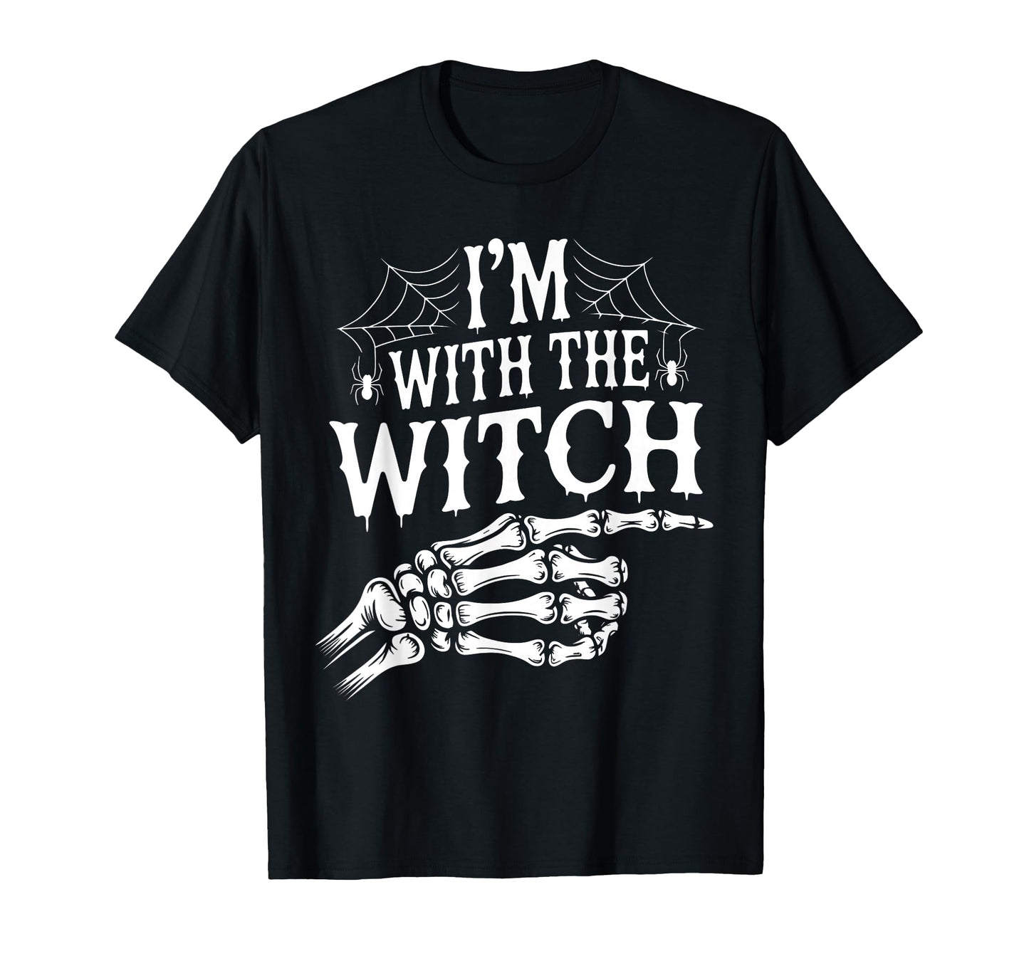 I'm with The Witch Couple Costume Halloween T-Shirt