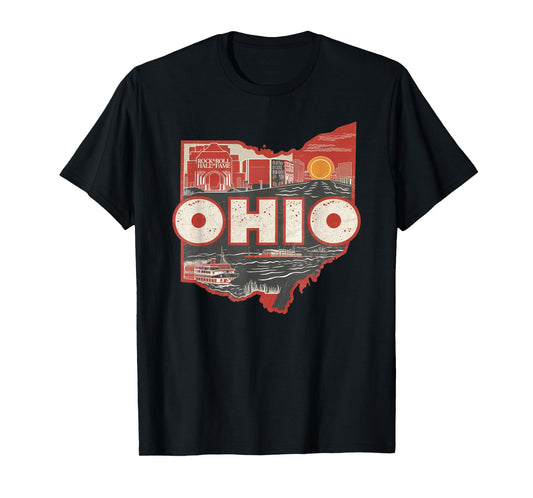 Ohio State of Ohio Retro Ohio T-Shirt