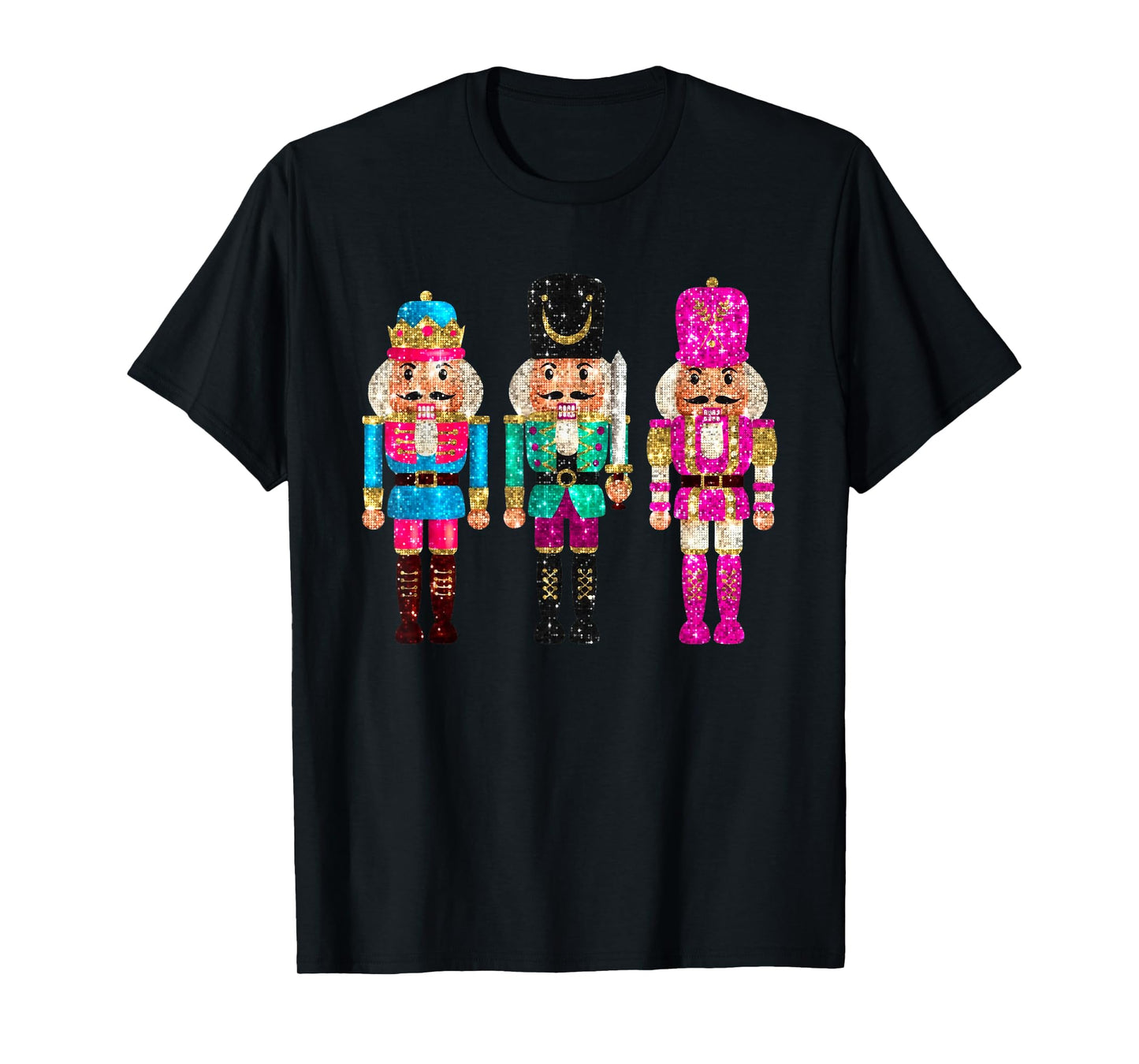 Nutcrackers Merry Christmas Funny Xmas Men Women T-Shirt