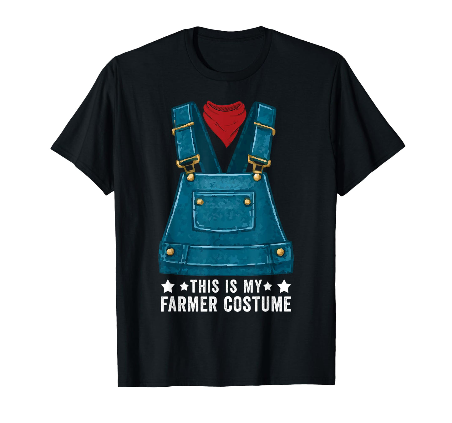 This Is My Farmer Costume Halloween Funny Farm Farming T-Shirt