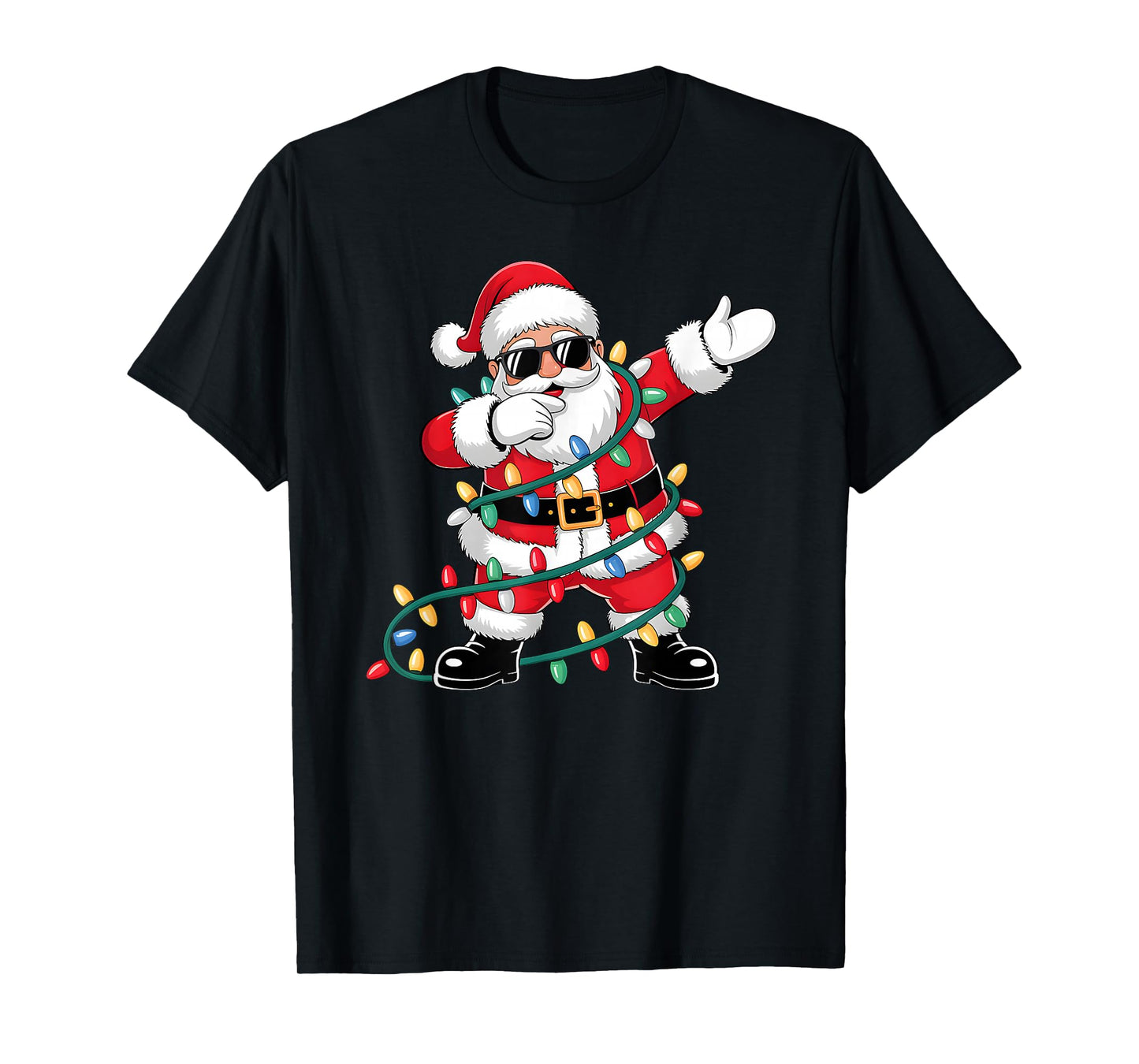 Christmas Boys Girls Dabbing Santa Claus Funny Xmas Dab T-Shirt