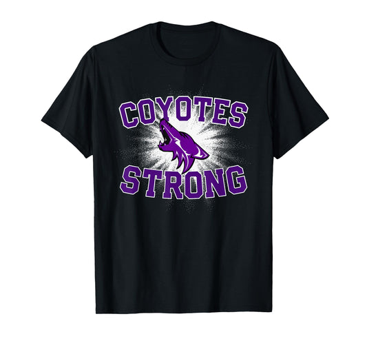Anna Coyotes Logo Strong Flag HS T-Shirt