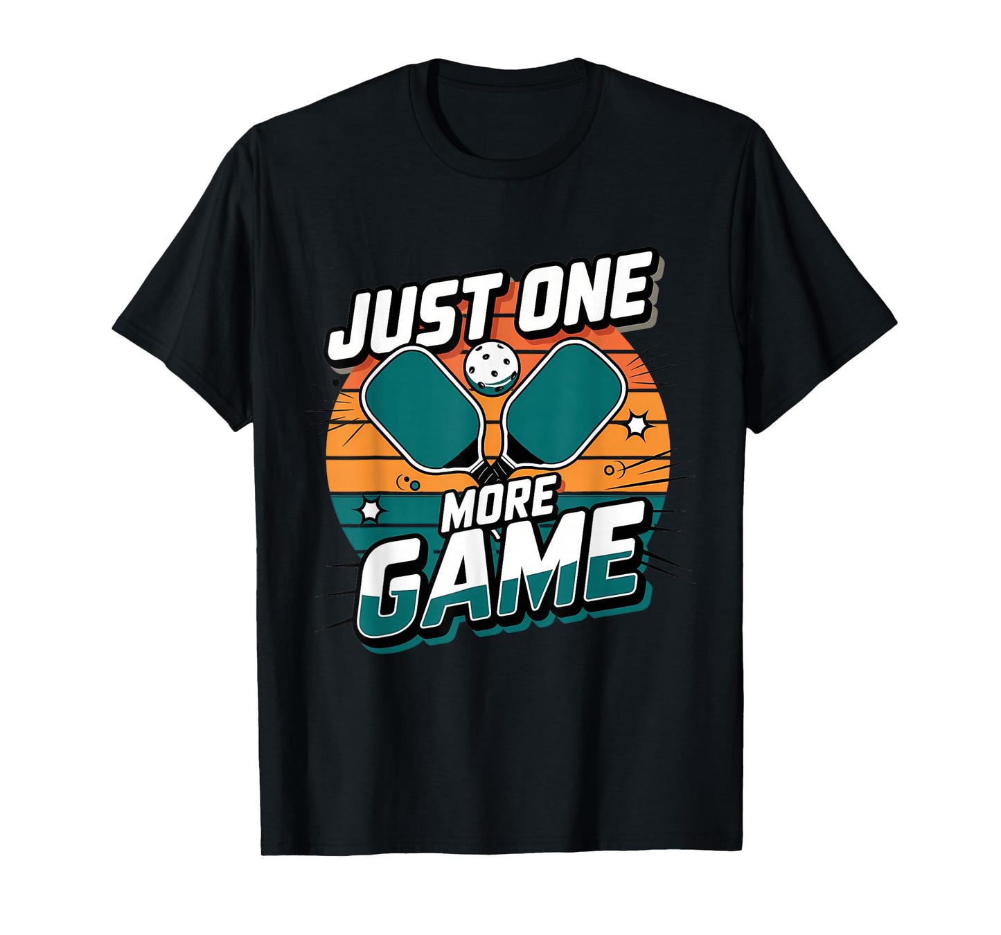 Pickleball Shirt Just One More Game Pickleball T-Shirt