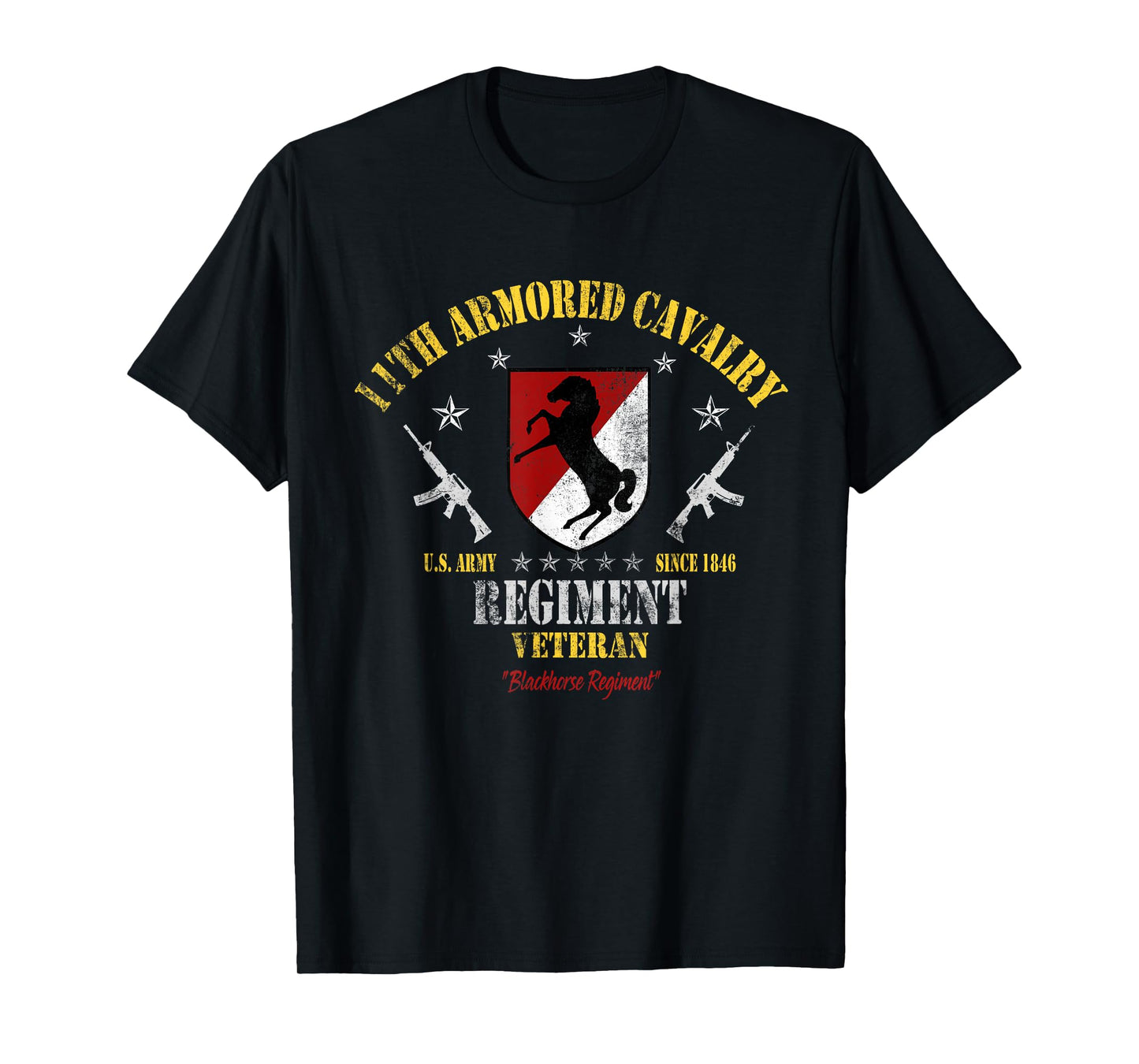 11th Armored Cavalry Regiment Veteran Vintage Veterans Day T-Shirt