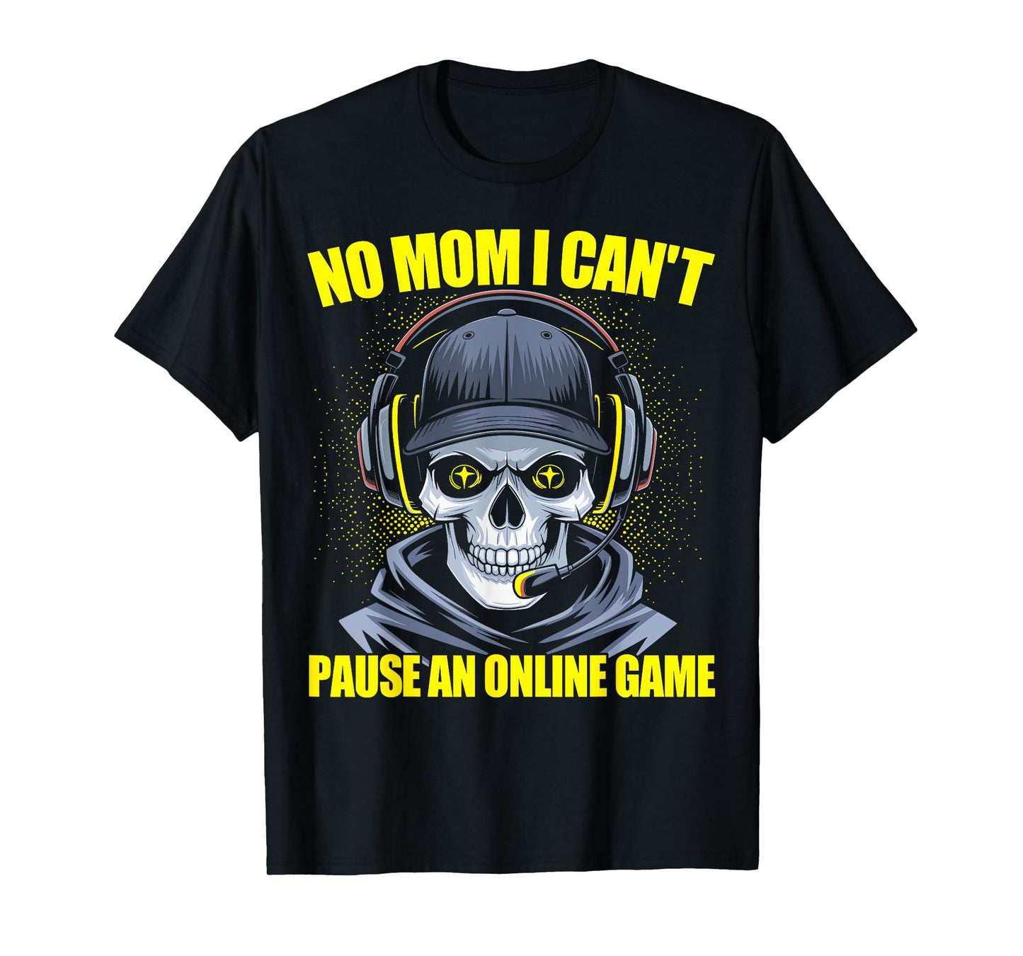 Gamer Skeleton Gaming Video Games T-Shirt