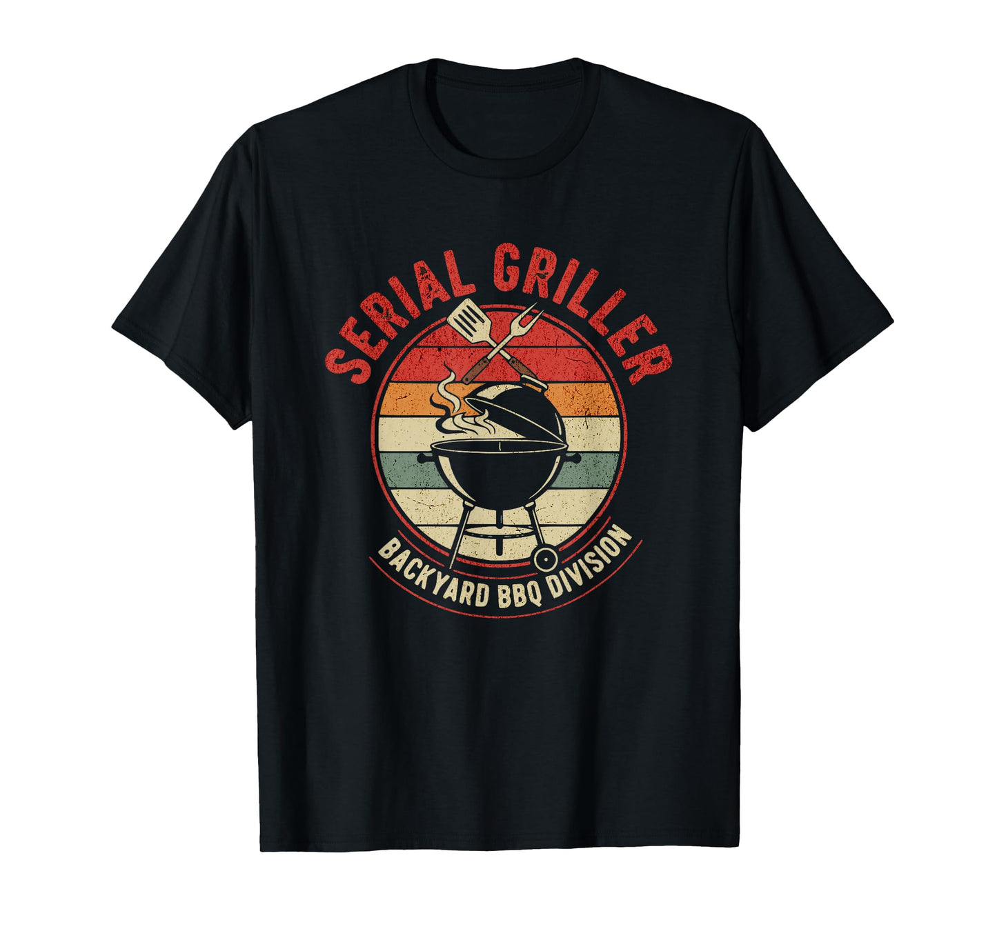 Serial Griller Funny BBQ Backyard Grill Expert Master T-Shirt