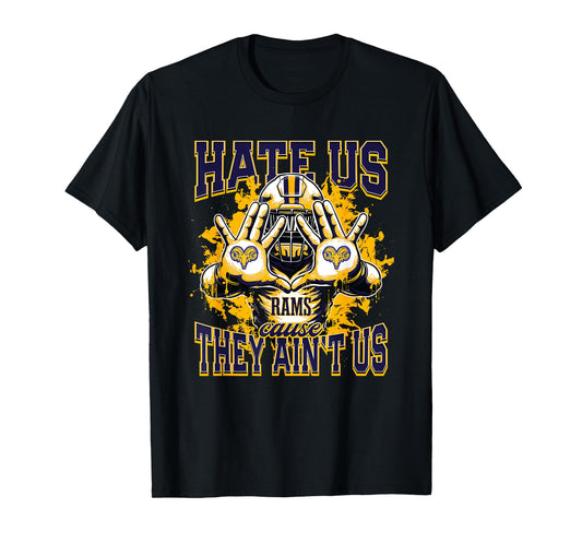 Reidsville Rams Logo Hate Us Cause They Ain't HS T-Shirt