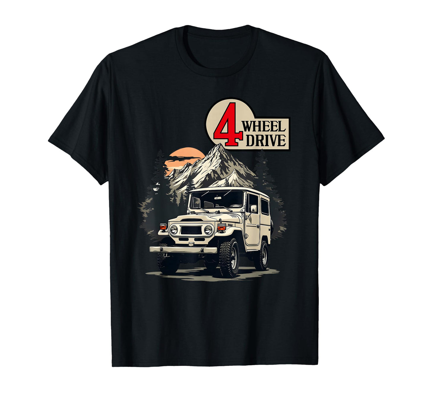 40 Series Cruiser Mountain Offroad 4 Wheel Drive 4wd FJ T-Shirt