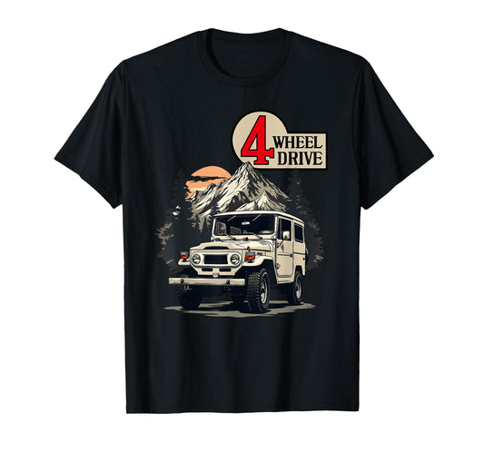 40 Series Cruiser Mountain Offroad 4 Wheel Drive 4wd FJ T-Shirt