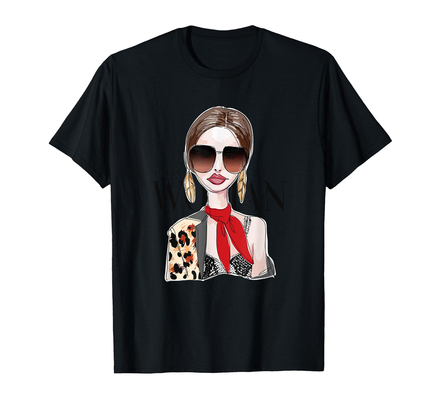 Paris Woman The Most Beauty Lady Graphic Tees & Cool Designs T-Shirt