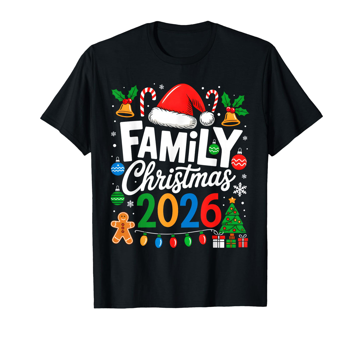 Family Christmas 2026 Matching Pajamas Xmas Family Christmas T-Shirt