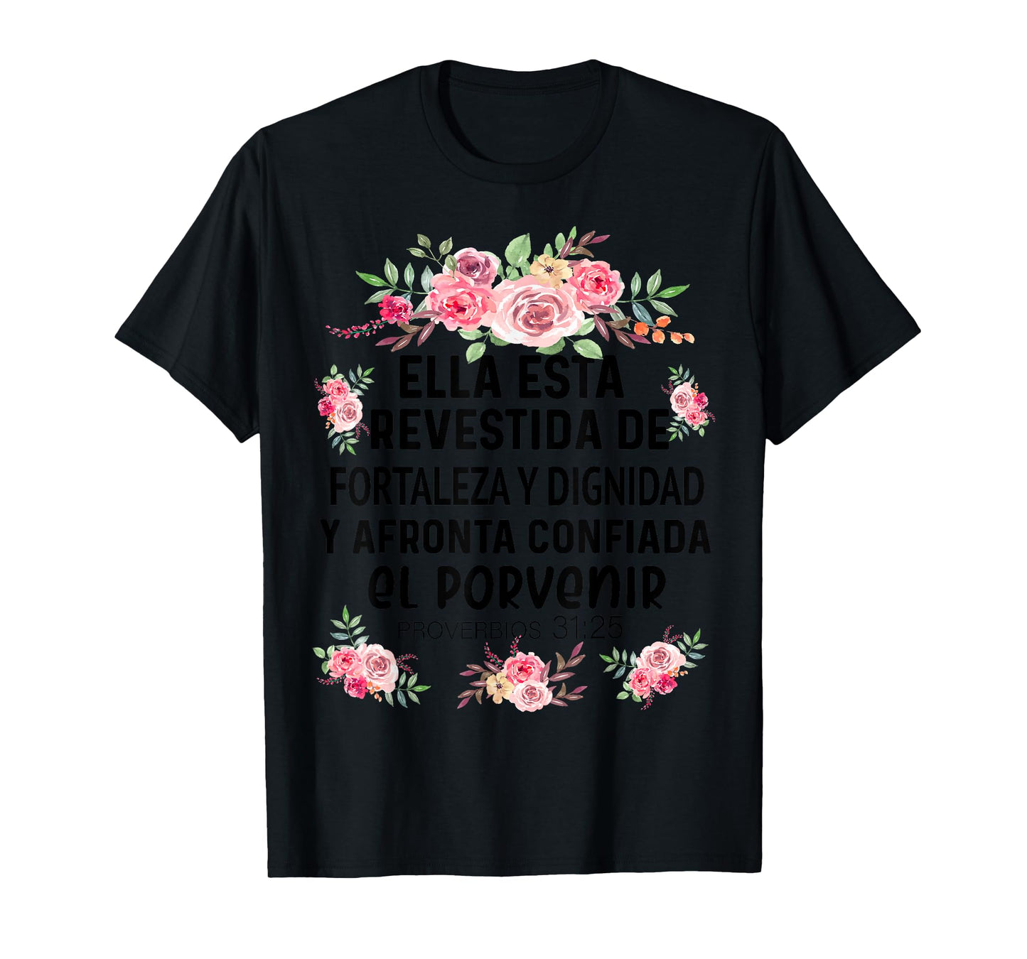 Camiseta cristiana en espanol Versiculo Spanish Christians T-Shirt