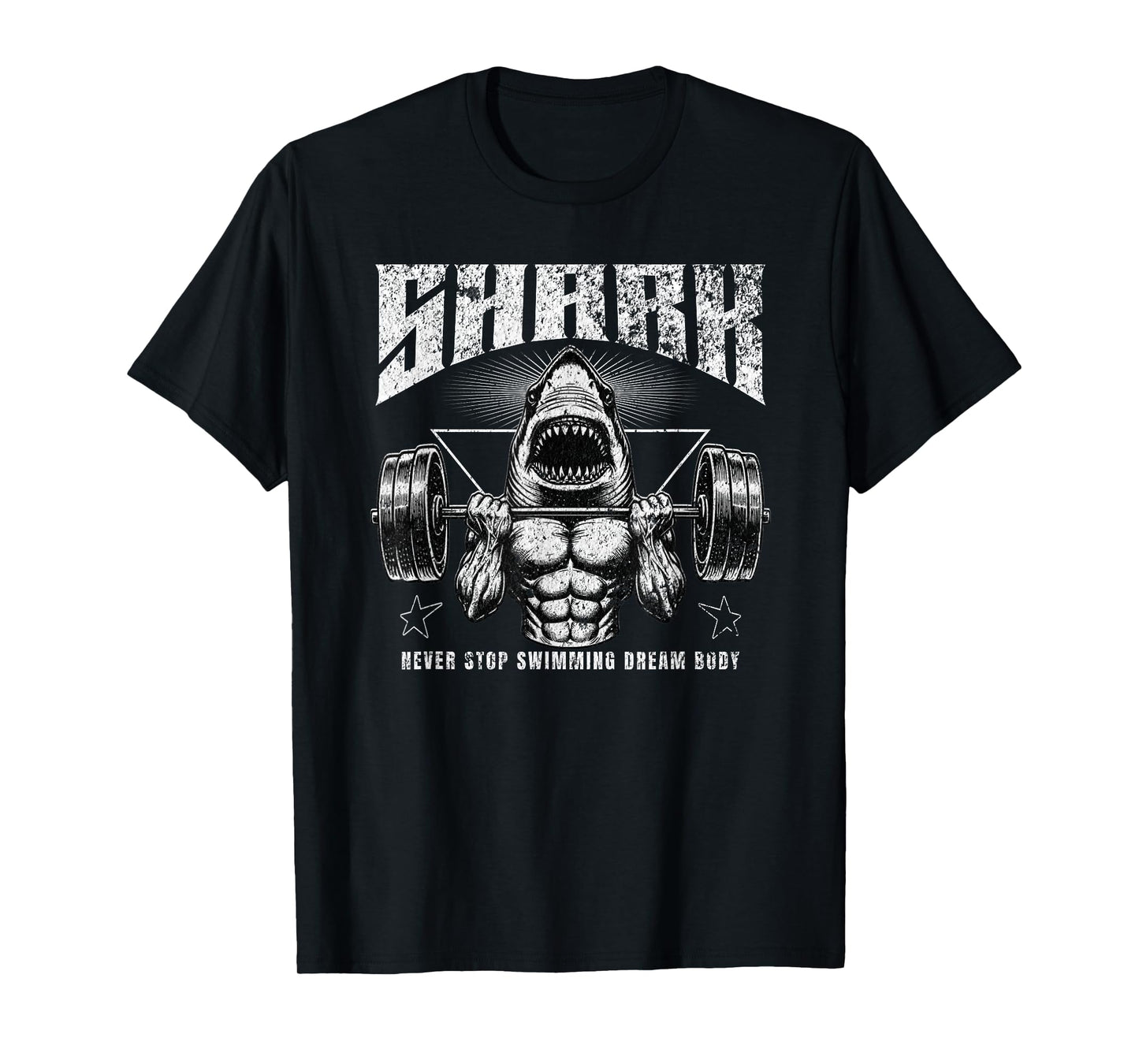 Fitness - Shark Never Stop Gym Life T-Shirt