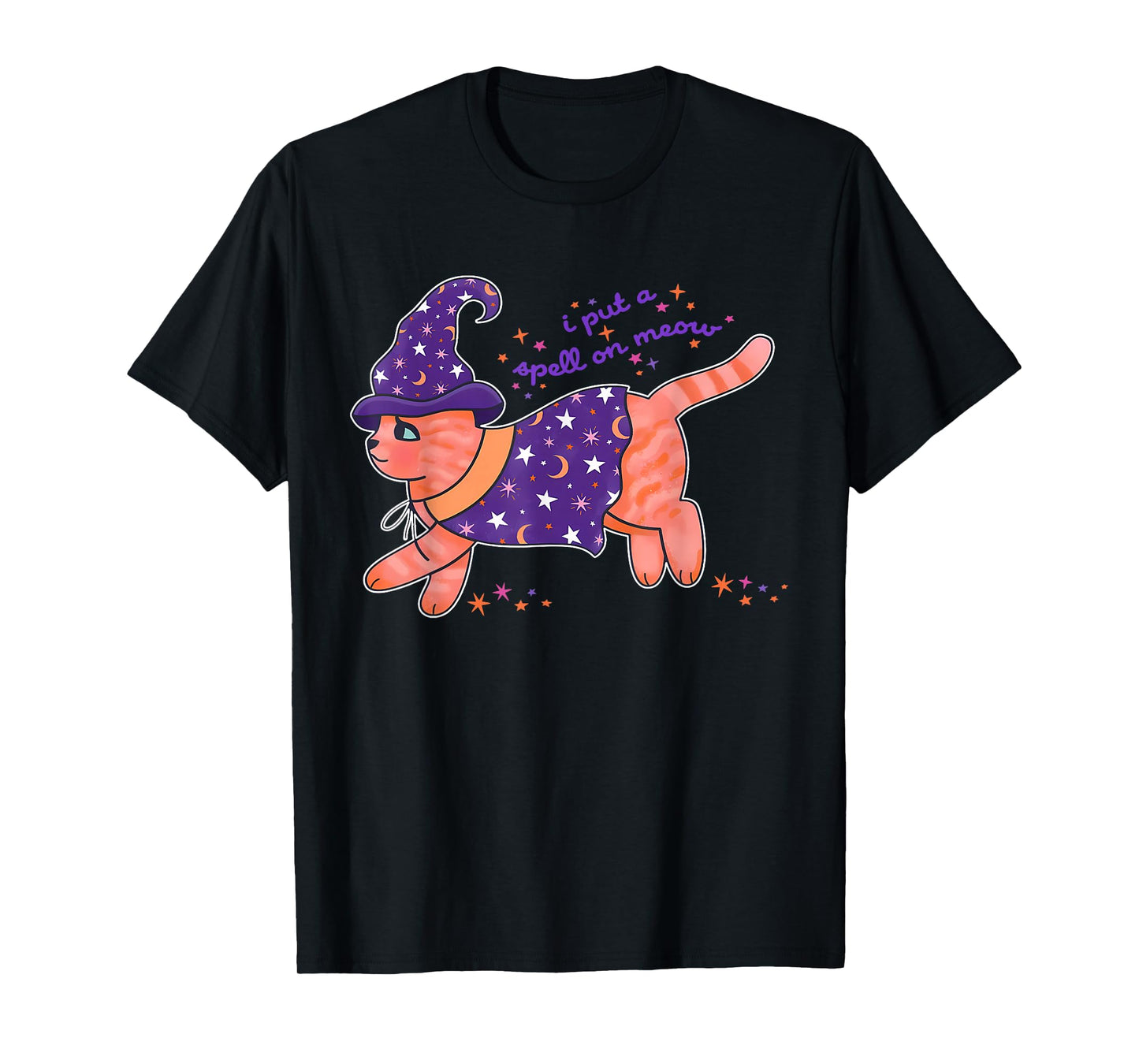 I Put A Spell On Meow Witches Halloween T-Shirt