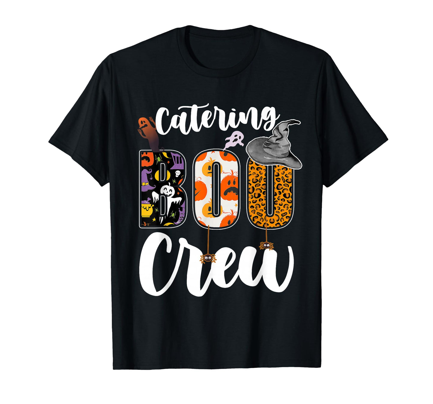 Catering Boo Crew Halloween Match Supplying T-Shirt