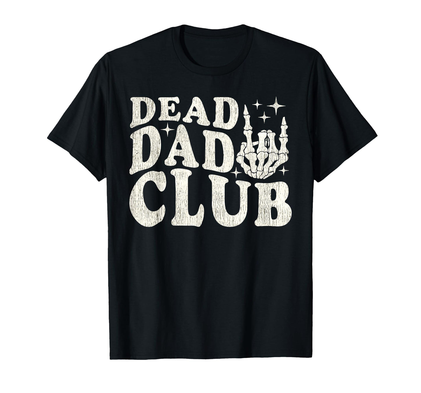 Vintage Dead Dad Club Fathers Day Funny For Men Women T-Shirt