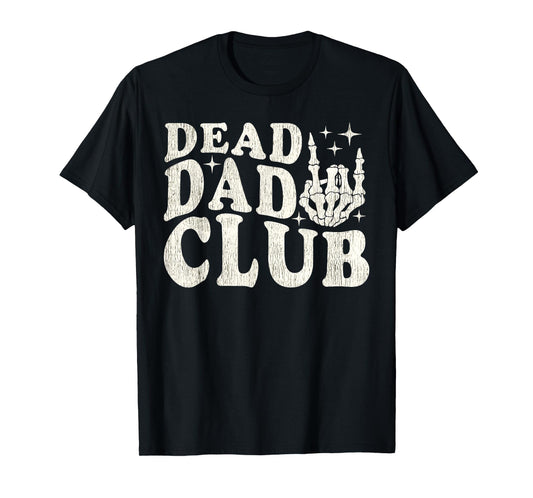 Vintage Dead Dad Club Fathers Day Funny For Men Women T-Shirt
