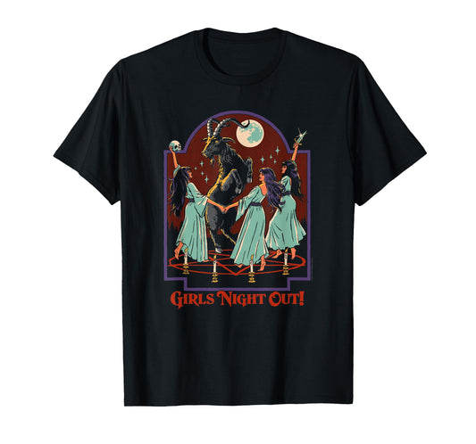Steven Rhodes Girls Night Out Ritual Sacrifice Dark Humor T-Shirt