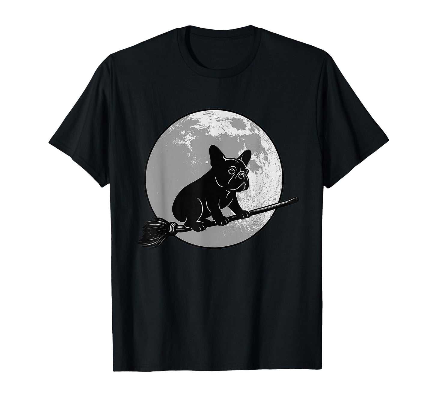 French Bulldog Halloween for Dog Lovers – Witch Hat Frenchie T-Shirt