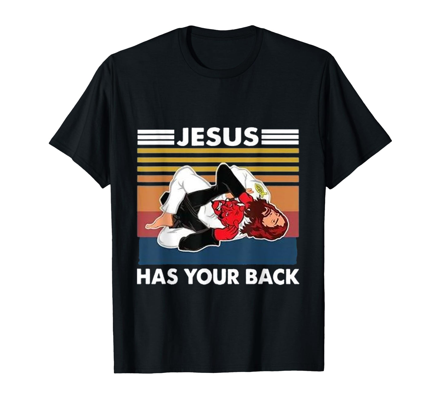 Jesus has your back Karate T-Shirt