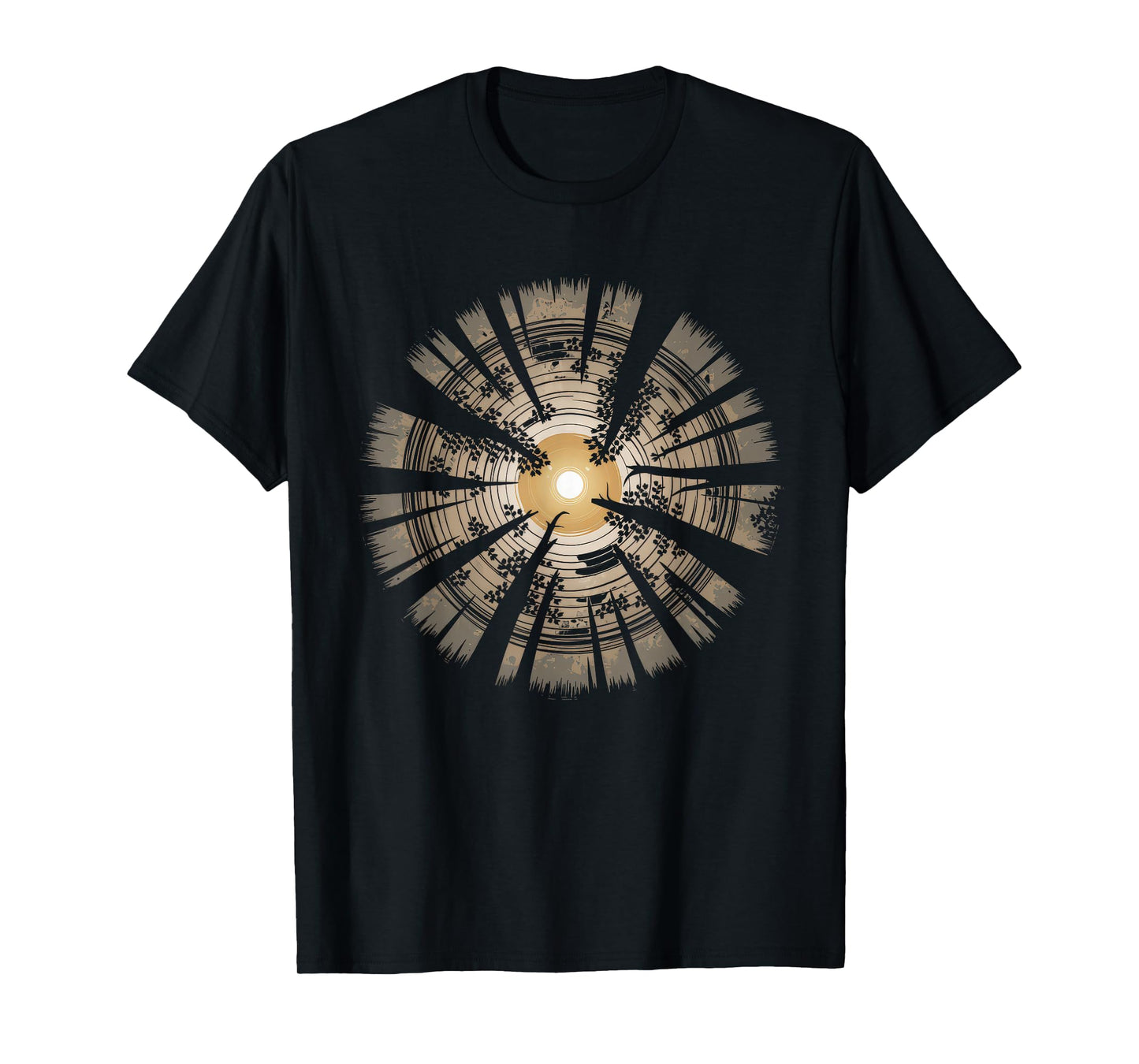 Trees Tshirt Wildlife Nature Vintage Forest Woods Outdoor T-Shirt