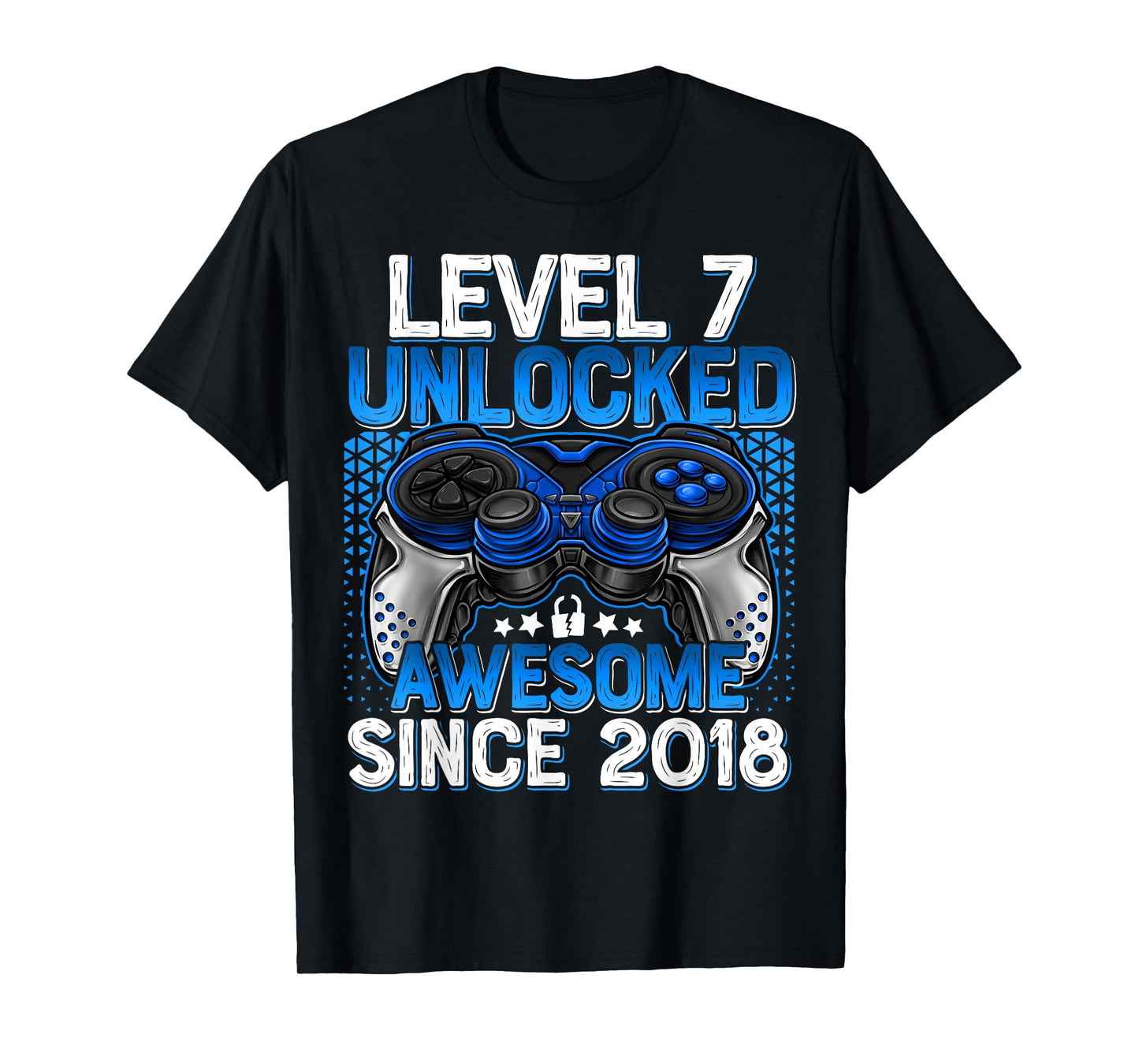 Level 7 Unlocked 7 Year Old Gifts For Boys 7th Birthday Boy T-Shirt