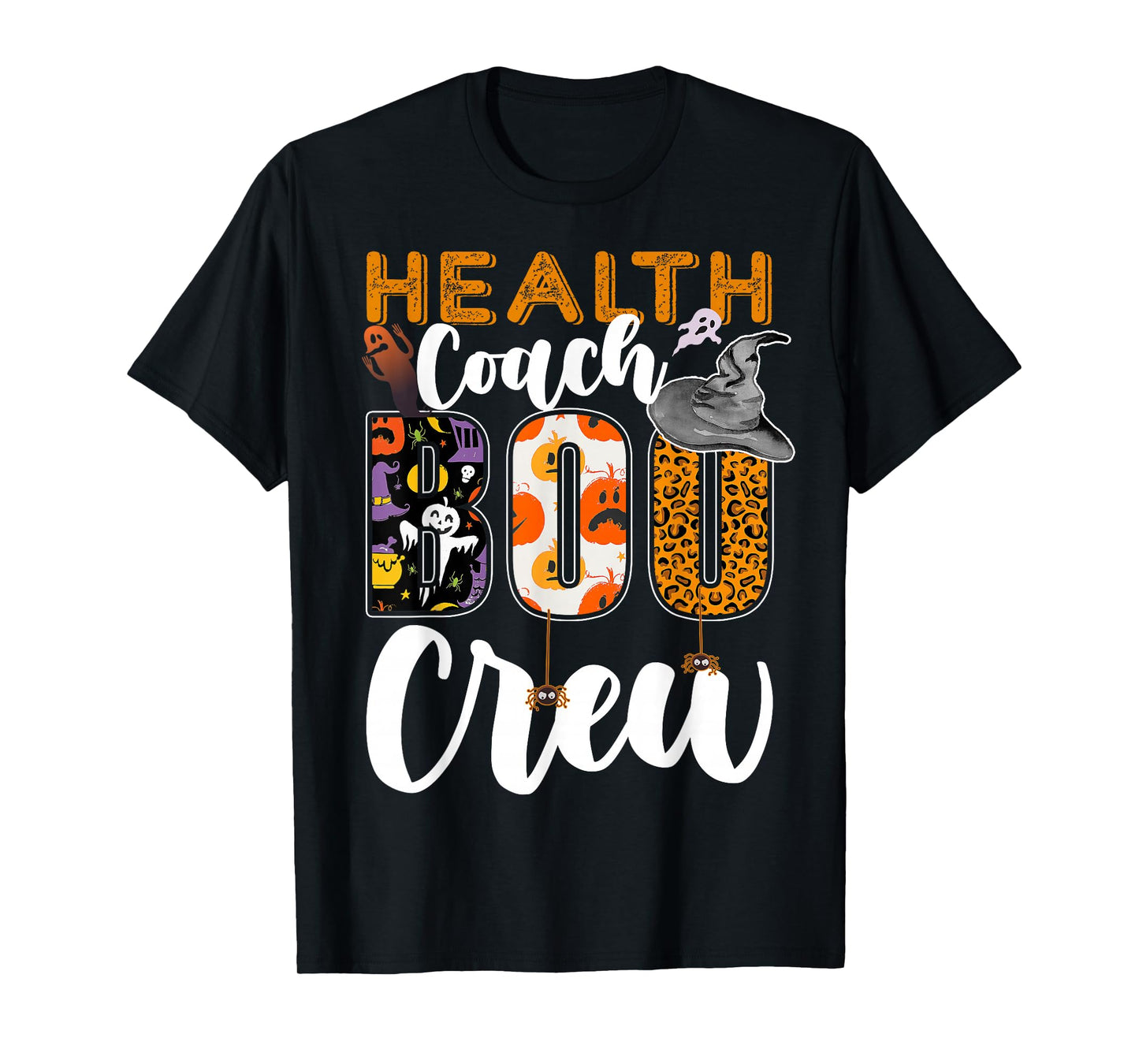 Health Coach Boo Crew Halloween Match Personal Trainer T-Shirt