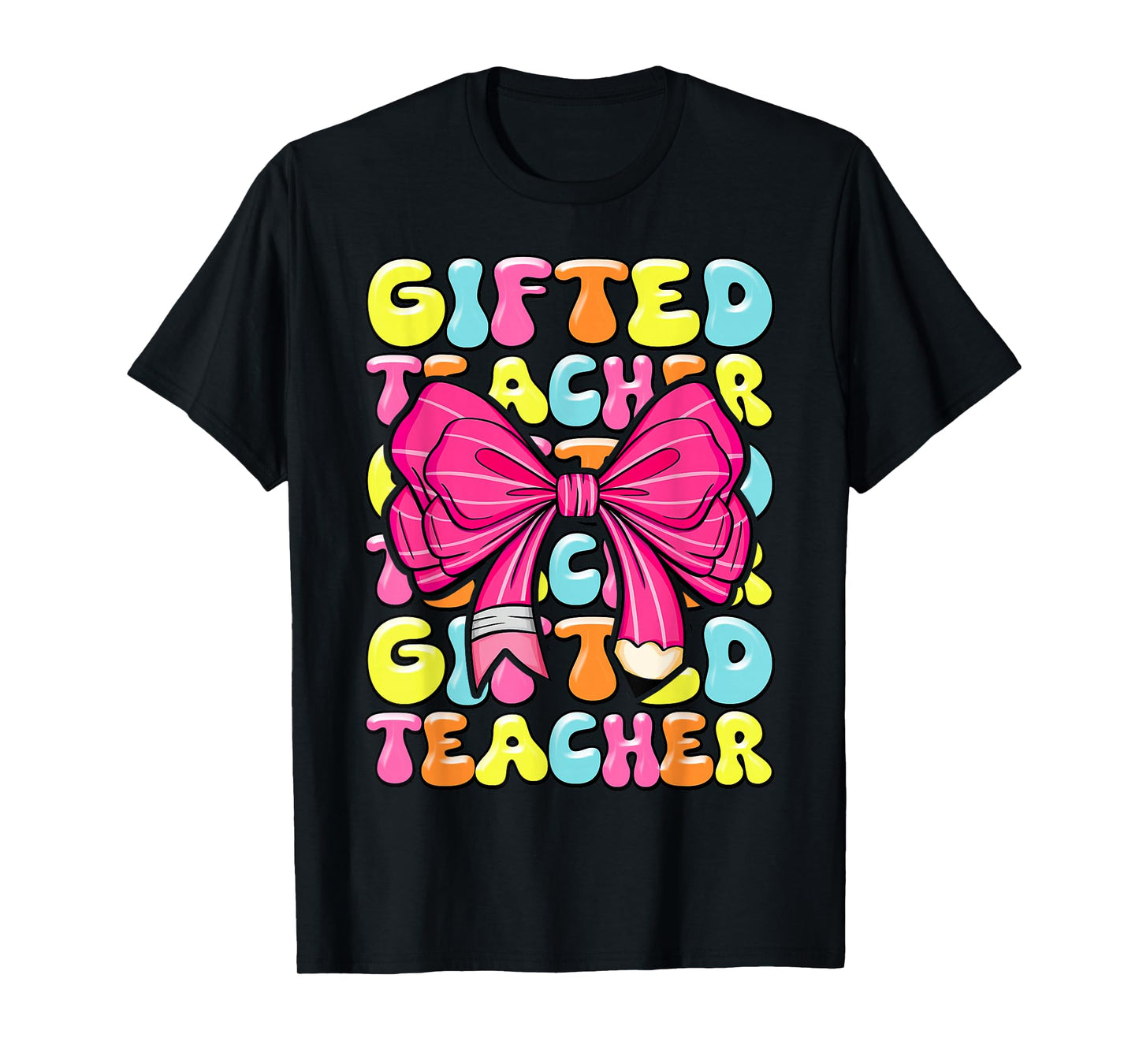 Gifted & Talented Teacher GT Teacher Squad Back to School T-Shirt