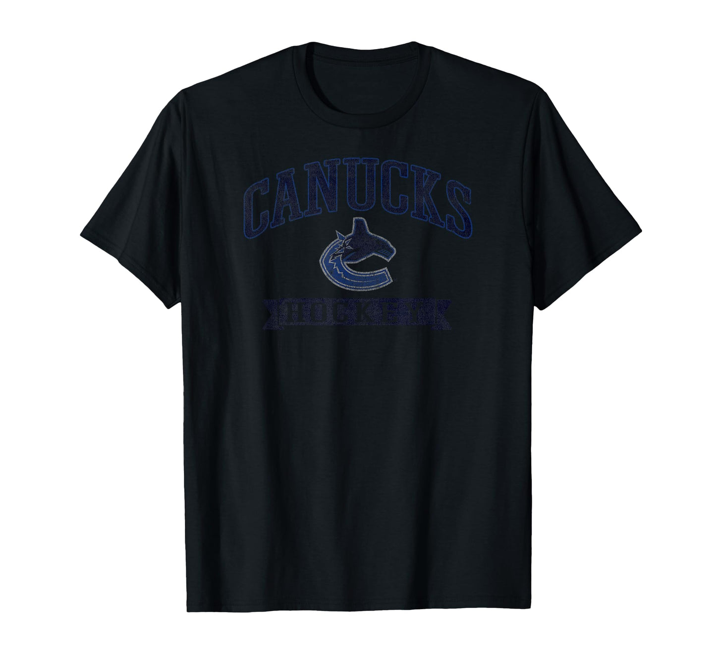 Vancouver Canucks Vintage Hockey White Officially Licensed T-Shirt