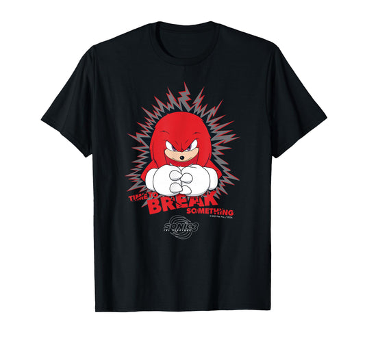 Sonic the Hedgehog 3 - Knuckles "Time to Break Something" T-Shirt