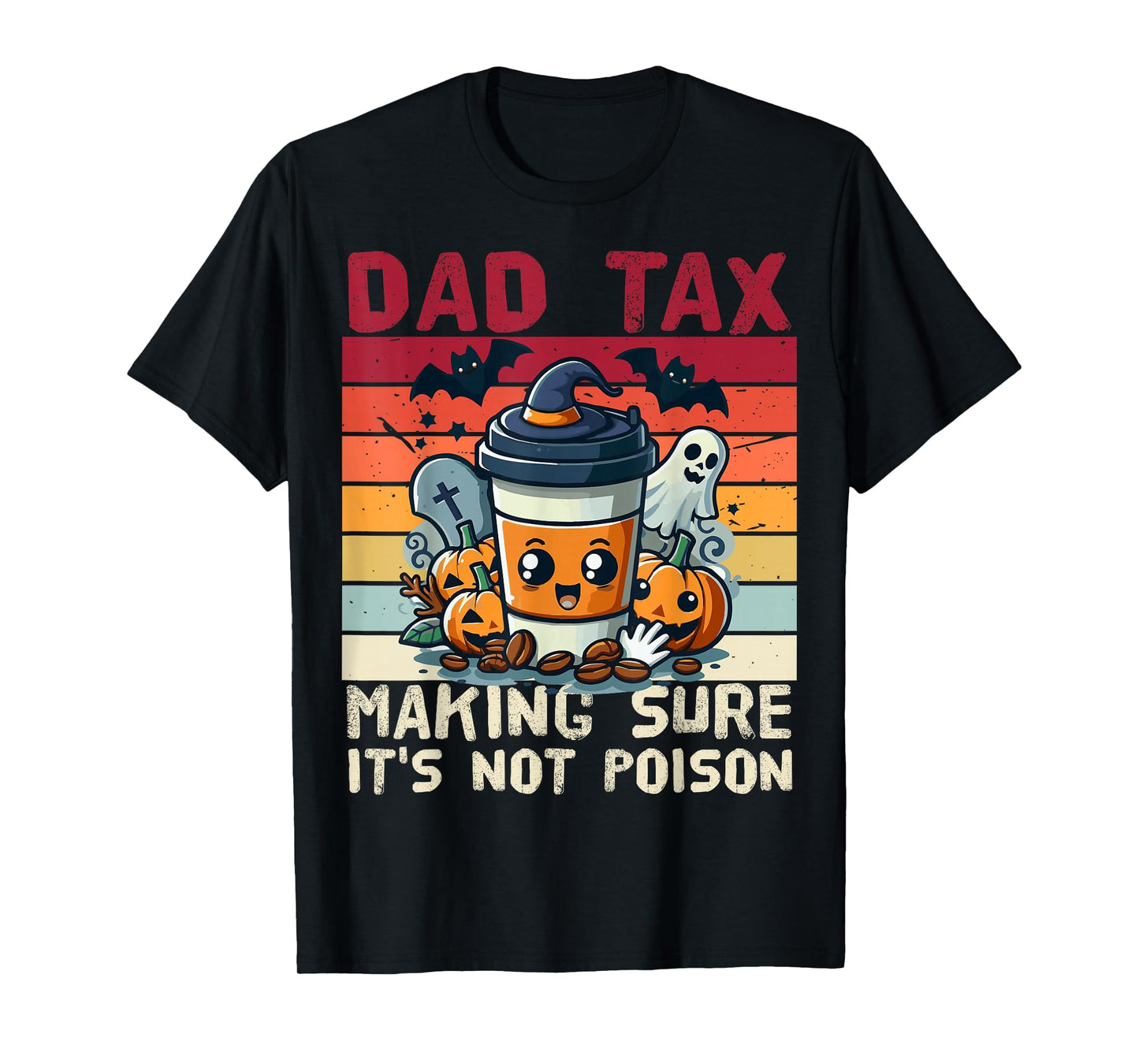 Funny Daddy Boo Halloween Family Matching Costume Ghost Dad T-Shirt