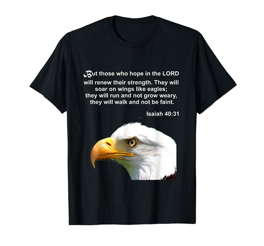 Eagle Bible Verse Isaiah 40 31 Christian T-Shirt