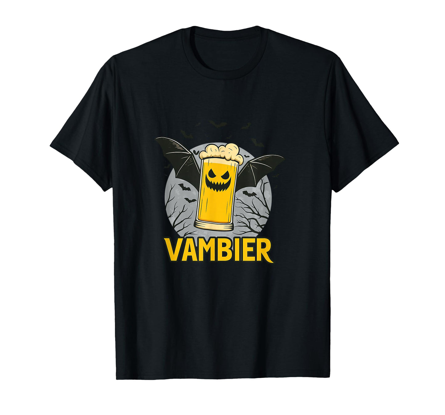 Vambier Bat Funny Saying Happy Halloween T-Shirt