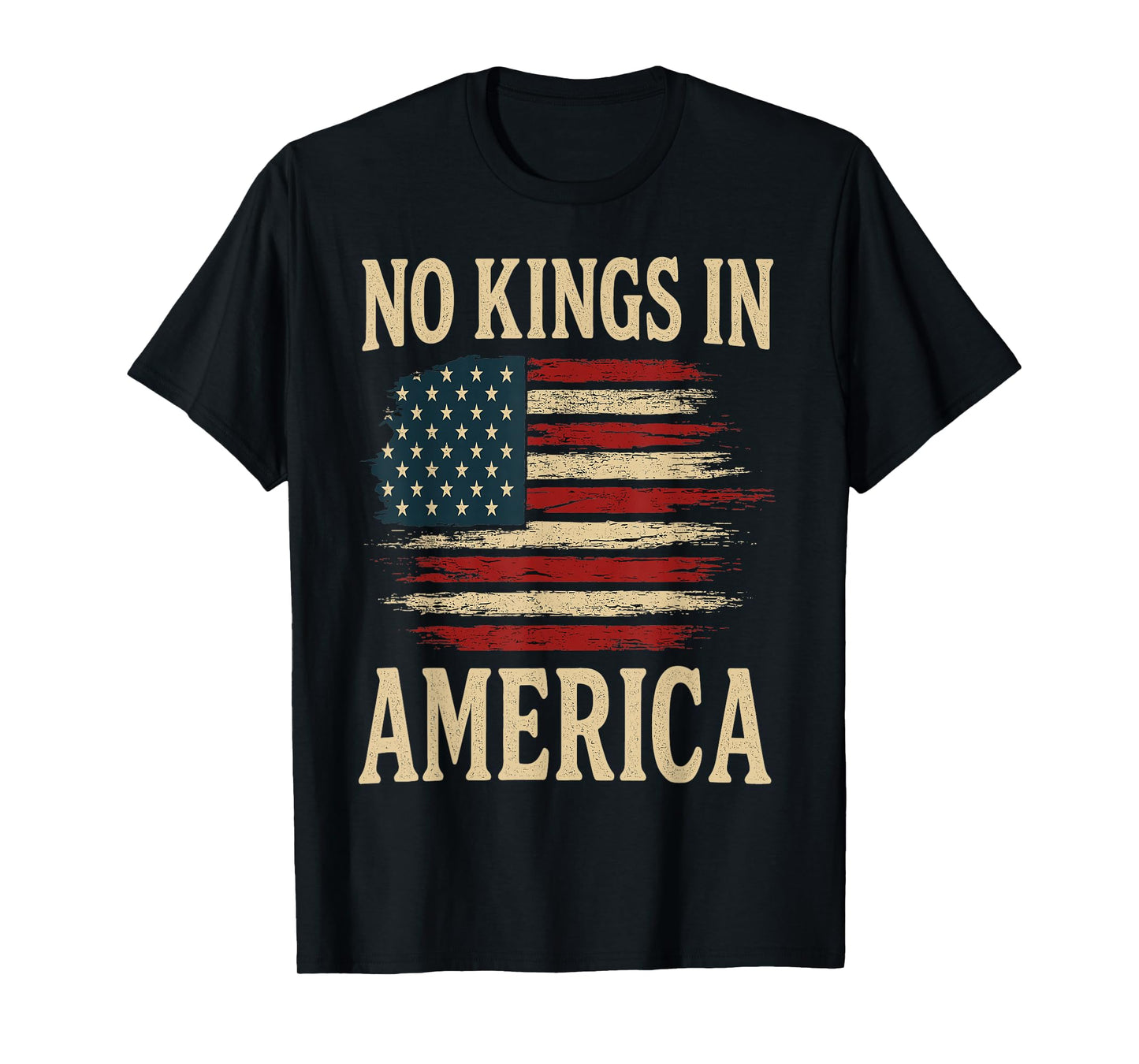 No Kings Vintage Patriotic Freedom Liberty Usa Liberty T-Shirt
