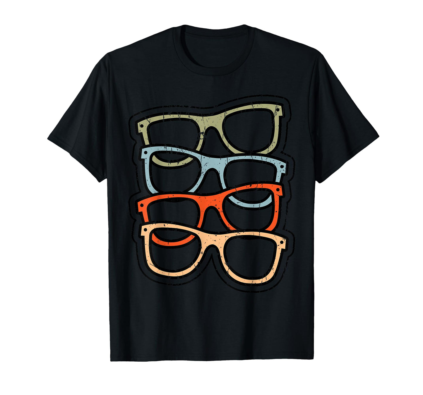 Retro Eye Glasses Sunglasses Optometrist Ophthalmologist T-Shirt