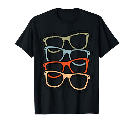 Retro Eye Glasses Sunglasses Optometrist Ophthalmologist T-Shirt