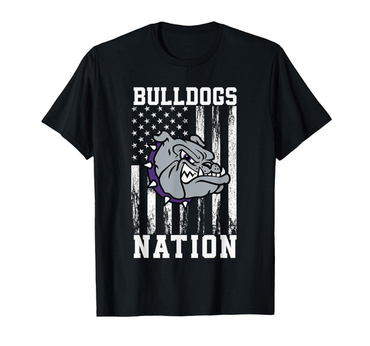 Brownsburg Bulldogs Logo Nation HS T-Shirt