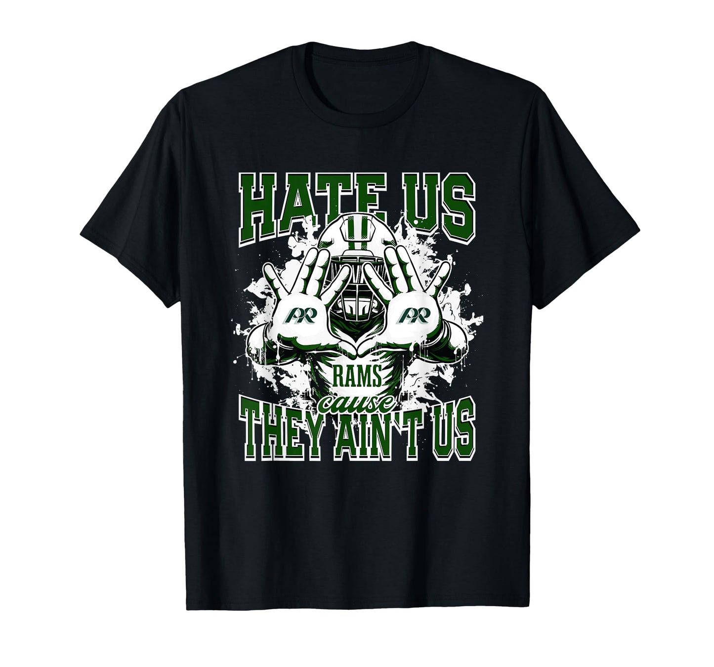 Pine-Richland Rams Logo Hate Us Cause They Ain't HS T-Shirt