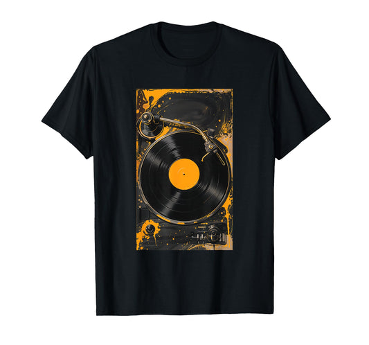 Orange For The Record Orange Color Graphic T-Shirt