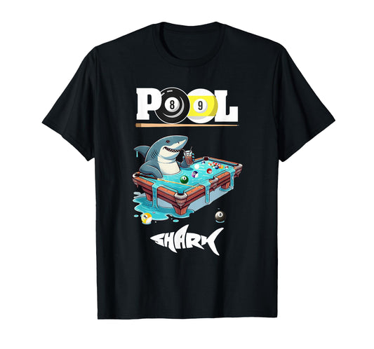 Funny Billiards Pool Shark Cool T-Shirt