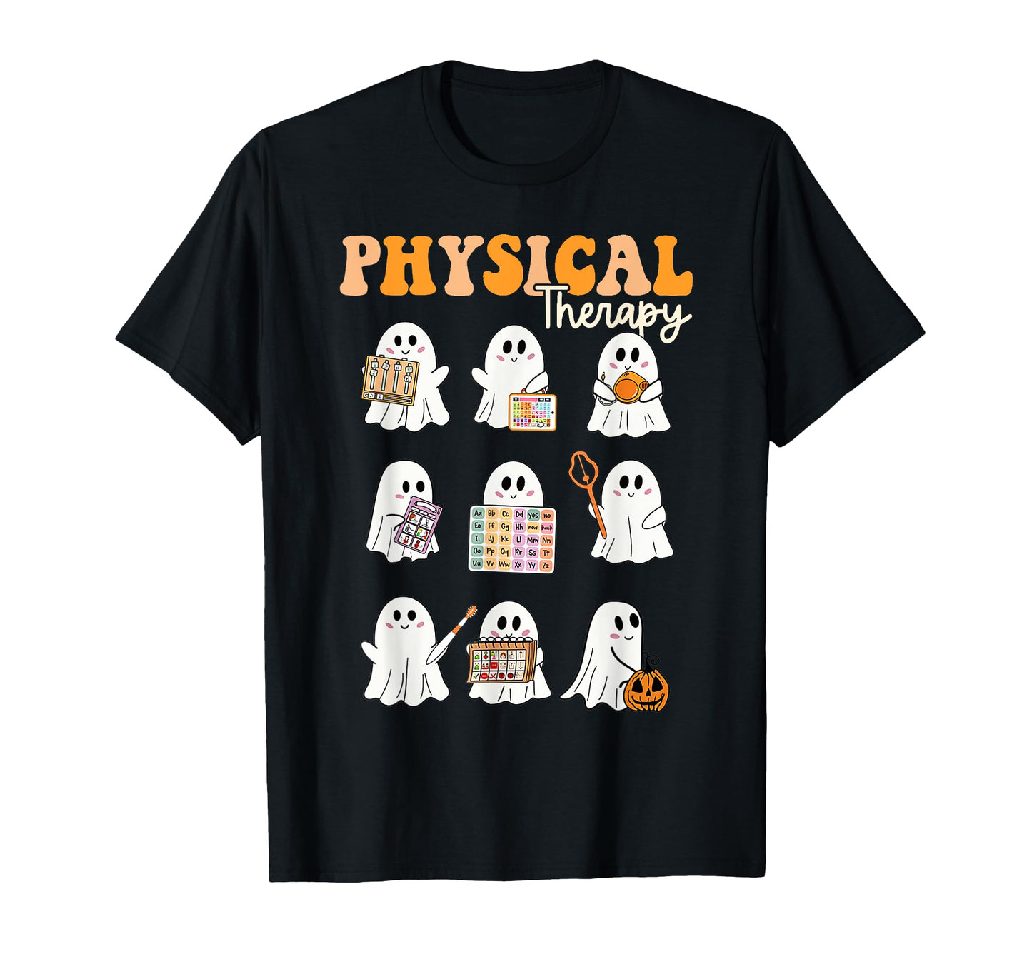 Halloween Groovy Physical Therapy Funny Physical Therapist T-Shirt