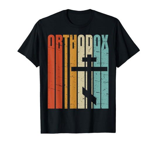 Vintage Retro Christian Orthodox T-Shirt