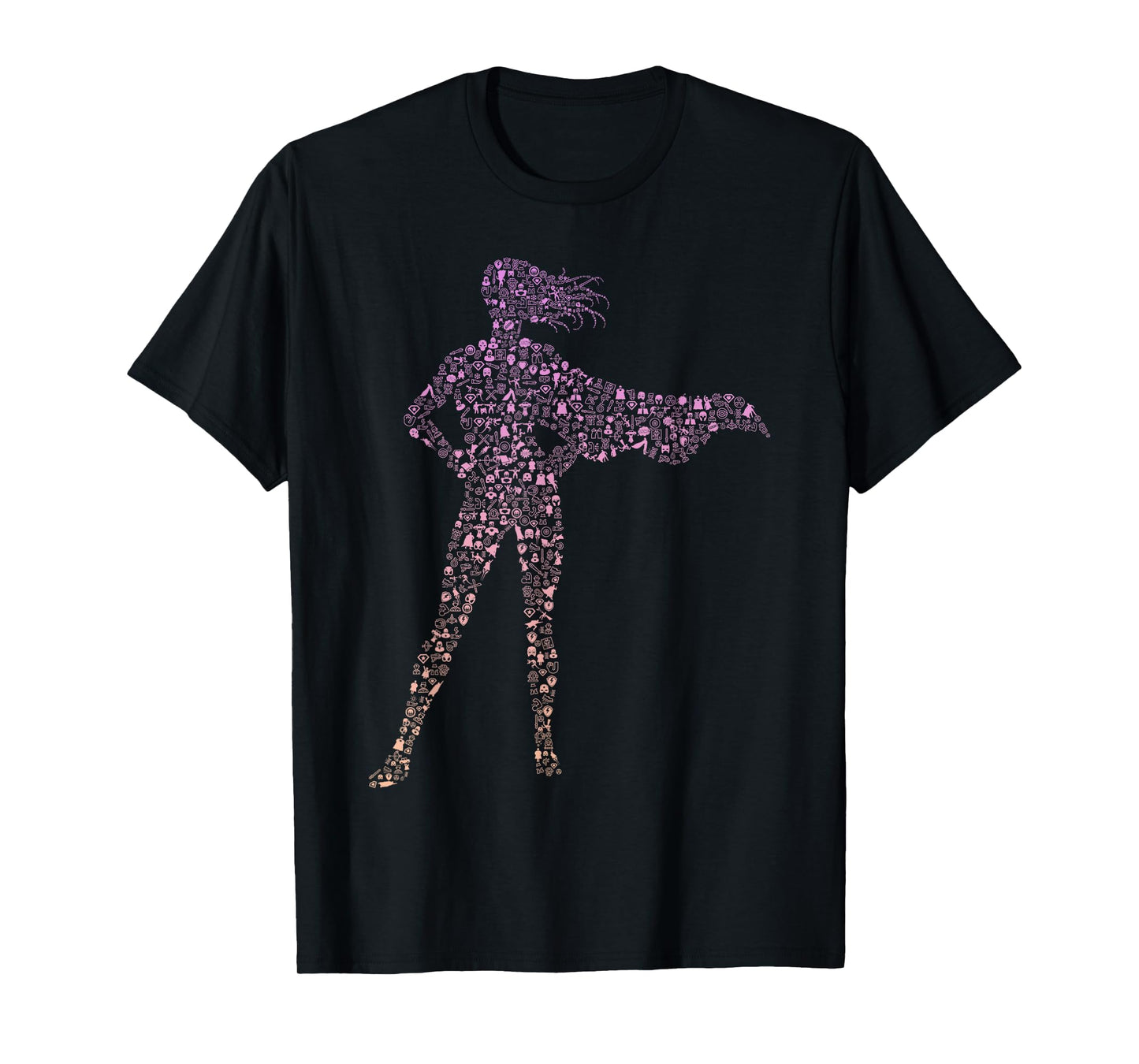 Silhouette Icon Superhero Shirt | Girls Superhero T-Shirt
