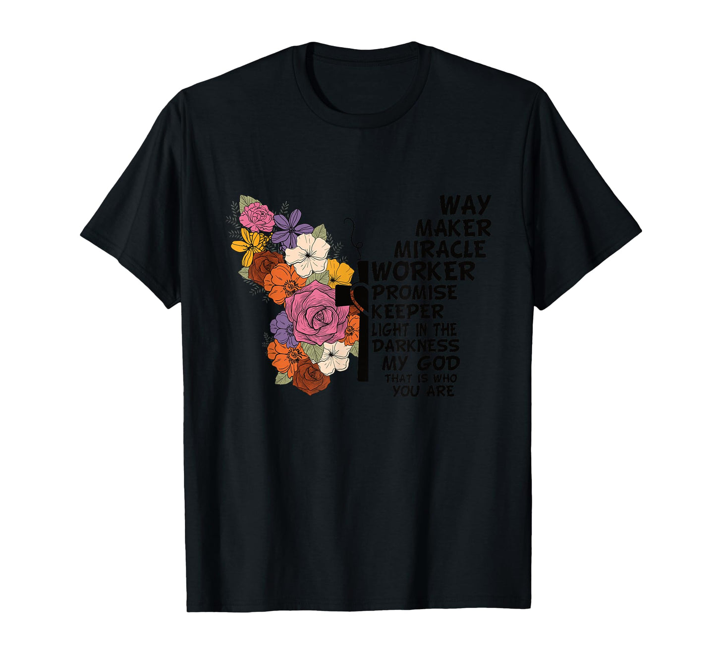 Waymaker Miracle Worker Christian Faith Inspiring Jesus T-Shirt